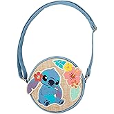 Bioworld Disney Stitch Flowers 17.5 CM Women's Crossbody Bag