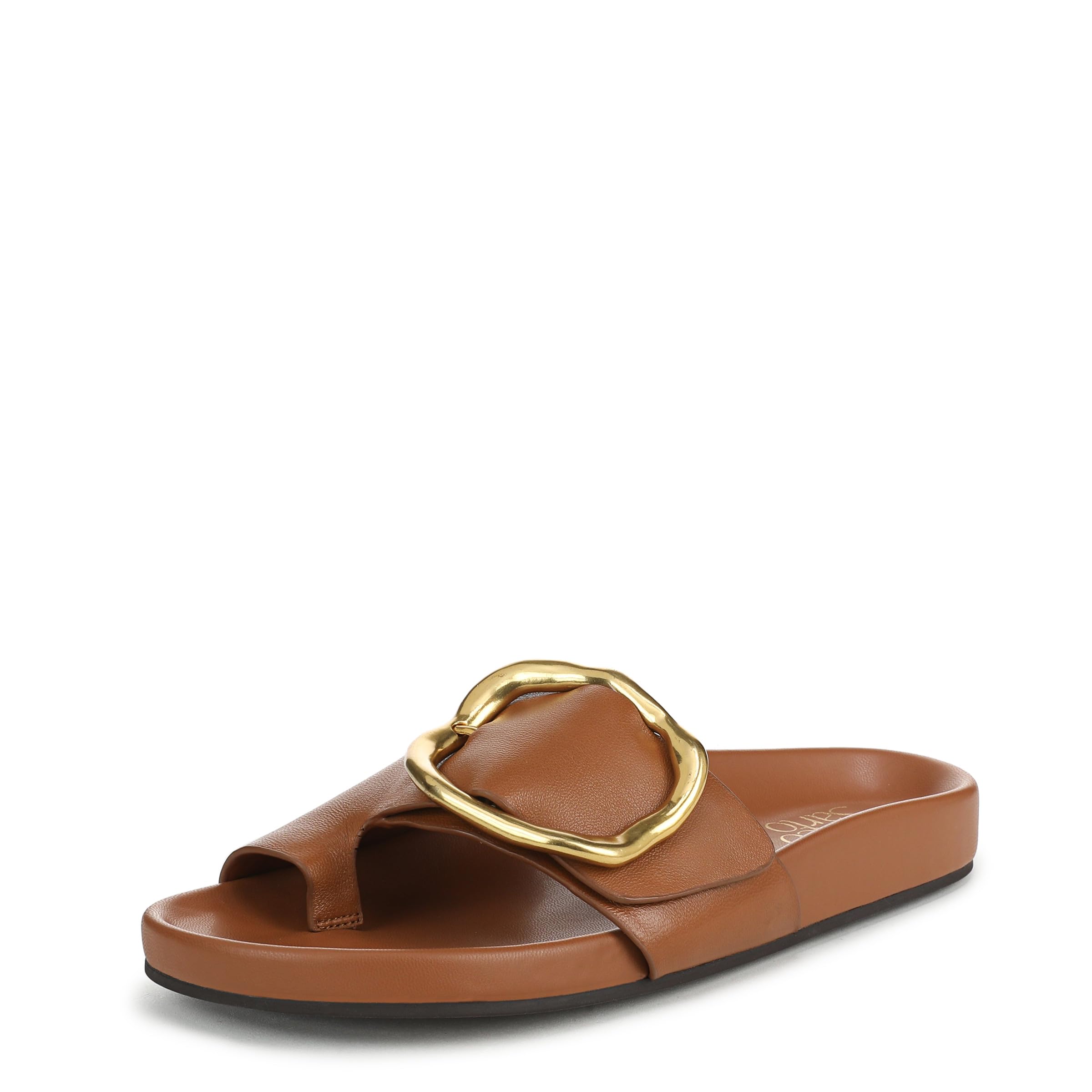 Franco Sarto Women’s Brianka Slide Sandal Tan Leather 9 M