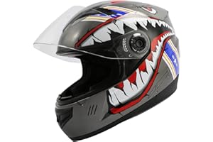 TCMT Dot Youth & Kids Motocross Offroad Street Helmet Full Face Shark Motorcycle Youth ATV Helmet Dirt Bike Motocross ATV Helmet