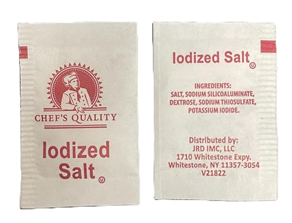 CHEF’S QUALITY INDIVIDUAL SALT PACKETS – PORTABLE SALT...