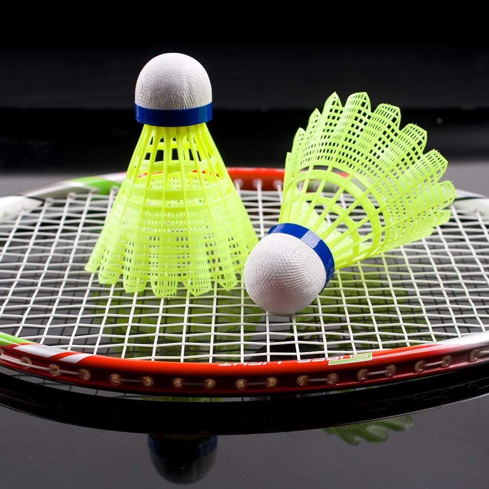 Senston - 2 Player Badminton Racket Set - Including 1 Badminton Bag/2 Rackets/2 Badminton /2 Grip­ : Sports & Outdoors