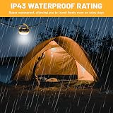 Eidoct Camping Lantern 3 Pack Waterproof LED Tent Light Magnetic Base 3 Modes view 6