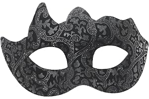 GROUMH Masquerade Mask for Men Halloween Mardi Gras Mask, Soft Gentle Material, Specially for Costume,Venetian Party