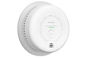 X-Sense 10-Year Battery (Not Hardwired) Combination Smoke and Carbon Monoxide Detector Alarm, Dual Sensor Smoke CO Alarm Complies with UL 217 & UL 2034 Standards, Auto-Check, SC03