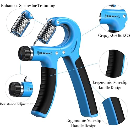 Longang Hand Grip Strengthener with Adjustable Resistance 11-132