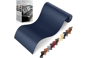 YAFLC Self Adhesive Leather Repair Tape Kit, 4"x 63" Leather Repair Patch for Furniture, Leather Repair Patch for Car seat, Sofas, Couch, Boat Seat Dark Blue
