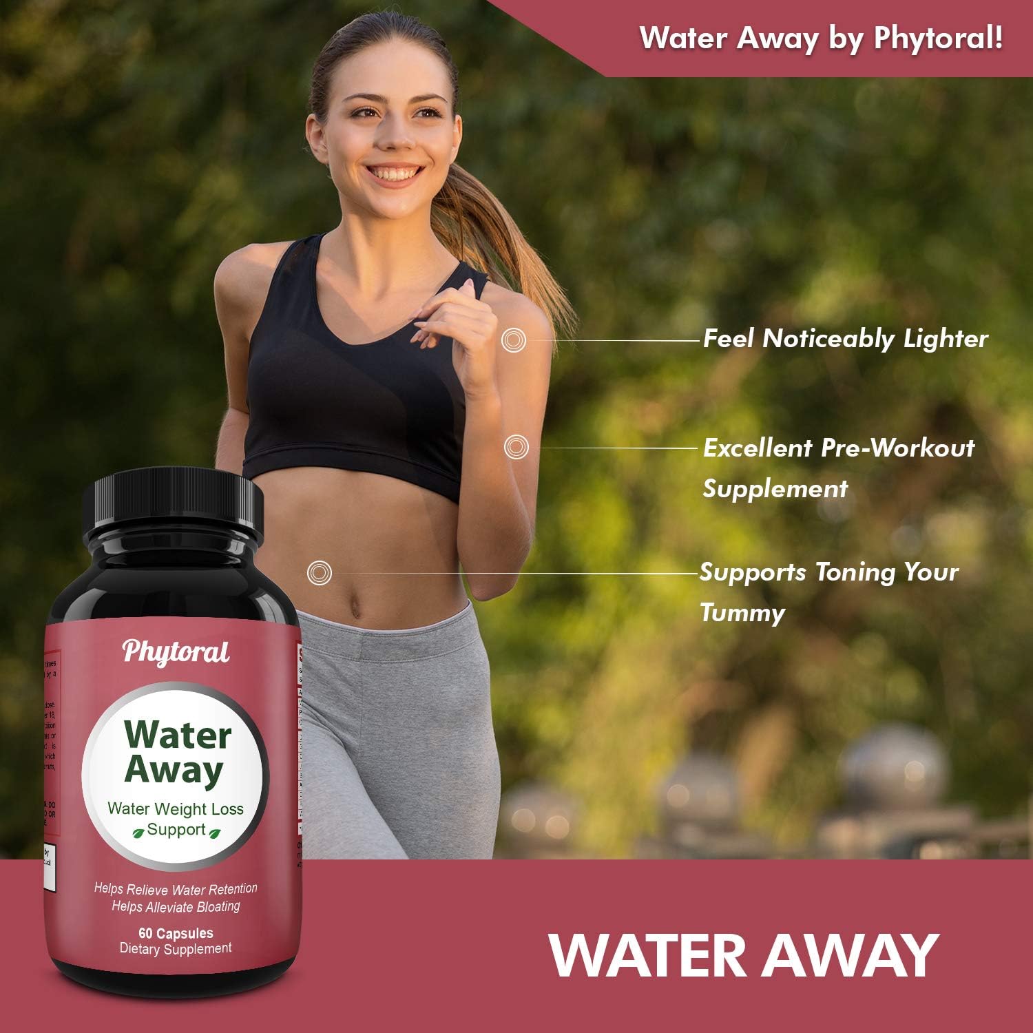Premium Water Pills Diuretic Pure Dietary Supplement for Water Retention Relief Detox Cleanse for Men & Women: Health & Personal Care
