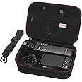 BOVKE Carrying Case for Sony ZV-1 / ZV-1F / ZV-1 II Vlog Digital Camera & Bluetooth Grip Vlogger Accessory Kit for Vlogging YouTube Live Video Streaming, Mesh Pocket for USB Cables Charger, Black