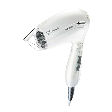 SYSKA HD1605 1000W Hair Dryer for Women and Men (Soft White)