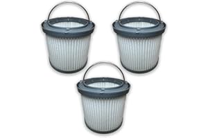 Nispira BDH2000PL HEPA Filter Replacement for Black & Decker Cordless Pivot Vacuum Flex PVF110 PHV1810 PHV1210 BDH1600PL BDH2020FL BDH2020FLFH BDH1620FLFH PVF110 90552393 3 Pack