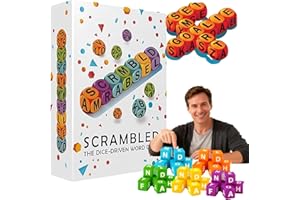 Scrambled Dice Word Game - Fast-Paced Brain Training Dice Game | Spell, Shout, and Win in This Ultimate Brain-Sprint Challeng