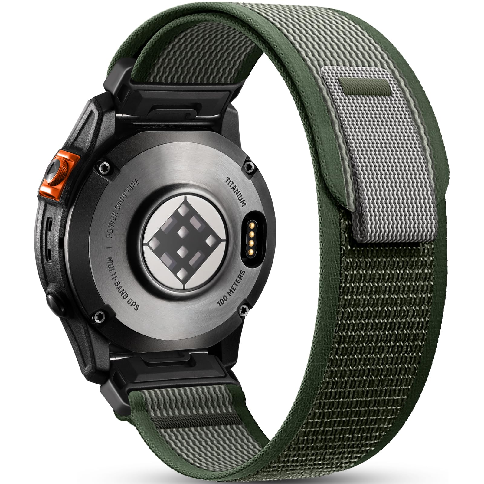 IMIVIO 26mm Nylon Bands Compatible with Garmin Fenix 8 51mm/Fenix 7X pro/7X/Fenix 6X Pro/6X/Fenix 5X/Plus Band, 26mm Width Quickfit Replacement Sport Watch Bands for Tactix 8 AMOLED 51mm Smartwatch