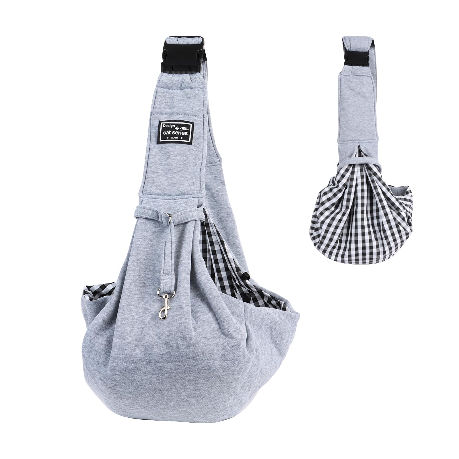 NiCoLa Puppy Sling Dog Carriers, Puppy Sling Dog Sling, Hands-free Sling Pet Dog Cat Bag for Walking Subway Travel Outdoor