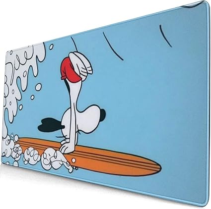 Amazon スヌーピーがサーフィンしています7 マウスパッド 大型 付着力が強い 滑り止めゴム底 耐久性が良 おしゃれ かわいい 薄型 ゲーミング最適 75x40x0 3cm Wcxddp マウスパッド 通販