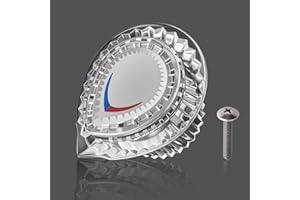 JAVIIX 96797 Shower knob Replacement for Moen Chateau Collection Tub and Shower Faucet Knob Handle Kit Include Screws Chrome Knob Insert