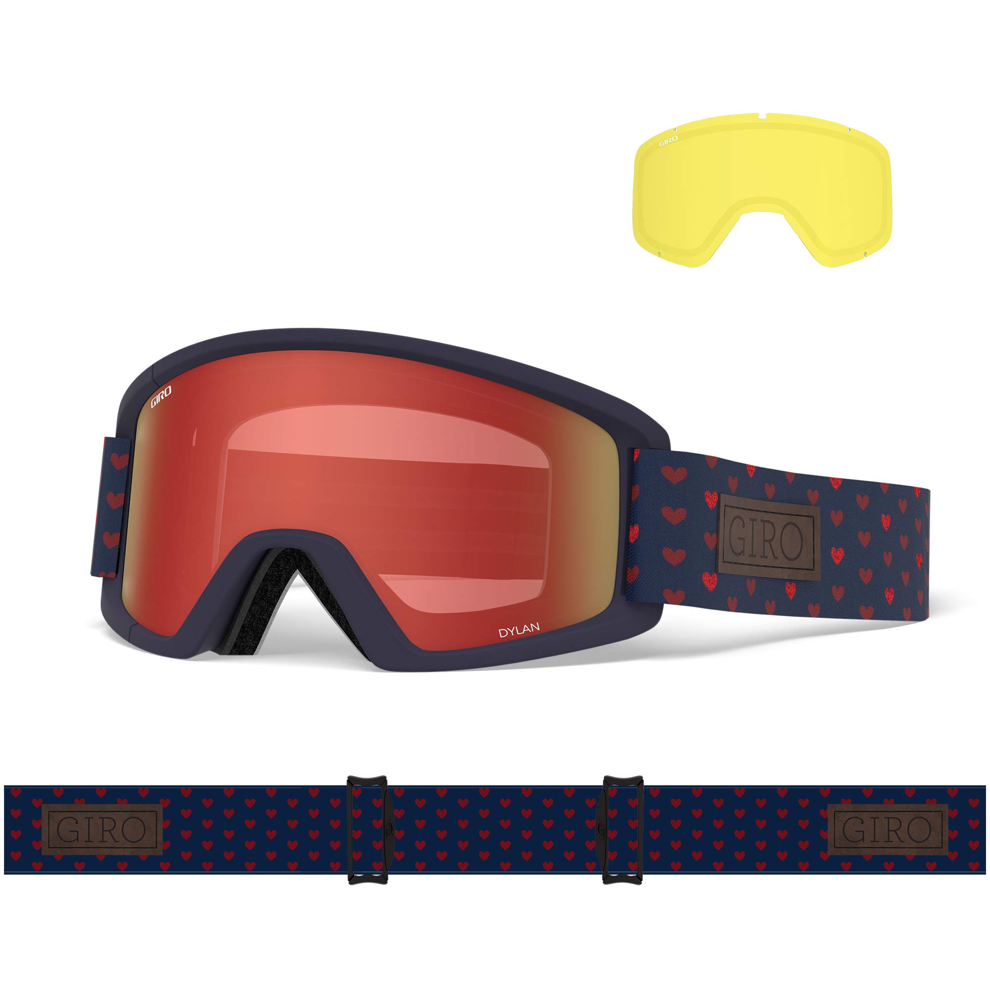 Giro Dylan Goggles Hearts One Size