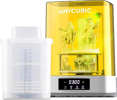 ANYCUBIC Wash and Cure 3 Plus Station with Gooseneck Lights 7.6L Basket