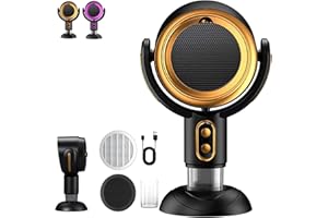 Portable Smoke Fan for Smoking Indoors, Rechargeable Smoke Eliminator for Home Smoking, Air Purifier with Removable Filter, H