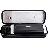 Mchoi Hard Travel Case for Brother ADS-1250W / ADS-1700W / ADS-1800W / ADS-1200 / ADS-1300 /ADS-1350w Wireless Compact Desktop Scanner Protective Storage Bag, Case Only