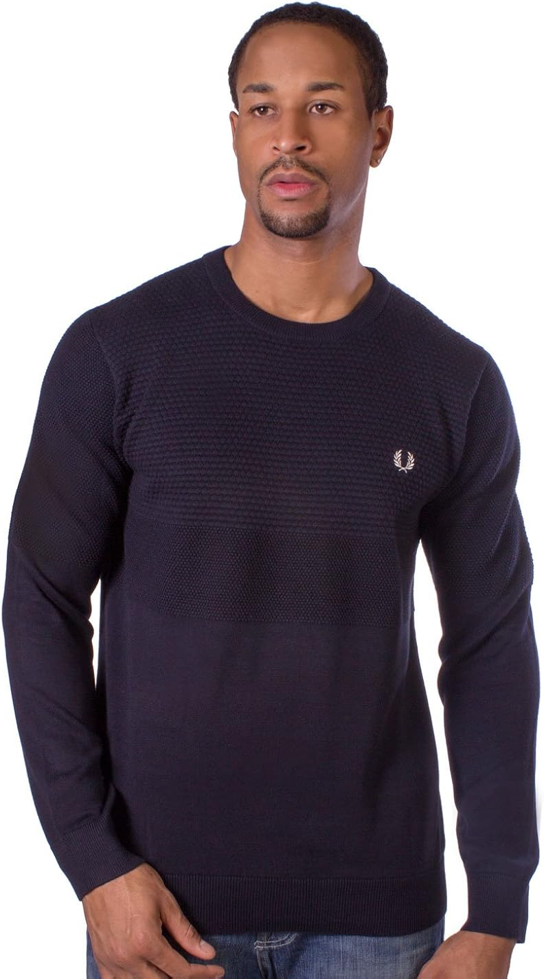 fred perry crew neck jumper sale