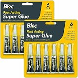 JKG All Purpose Super Glue 5PK Fast Acting Super Strong Wood Metal Shoe Repair view 2