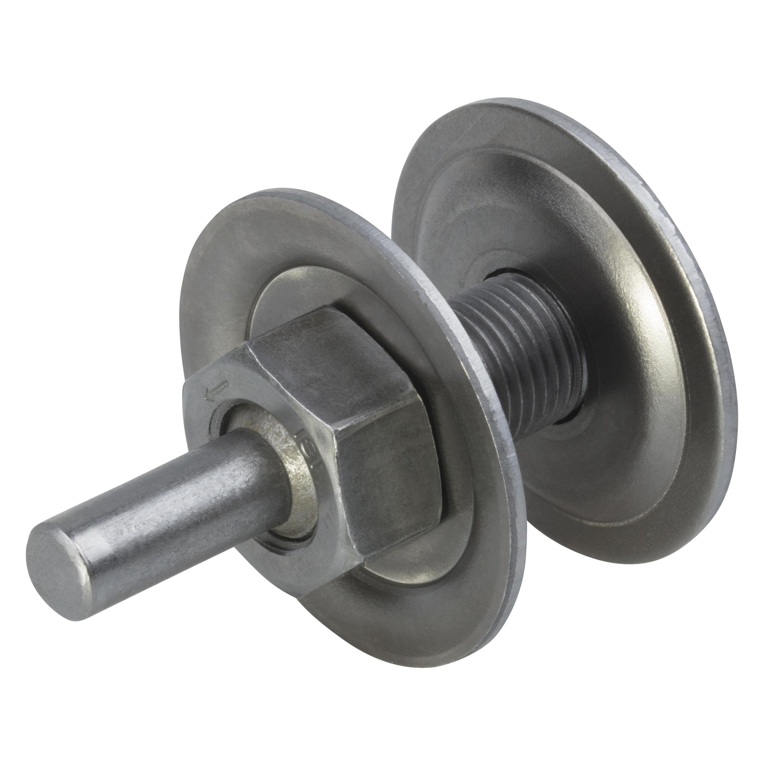wolfcraft Mandrel for Ø 13 mm Bore I 2117000 I For optimal true running of sanding and polishing discs without shank — image 1