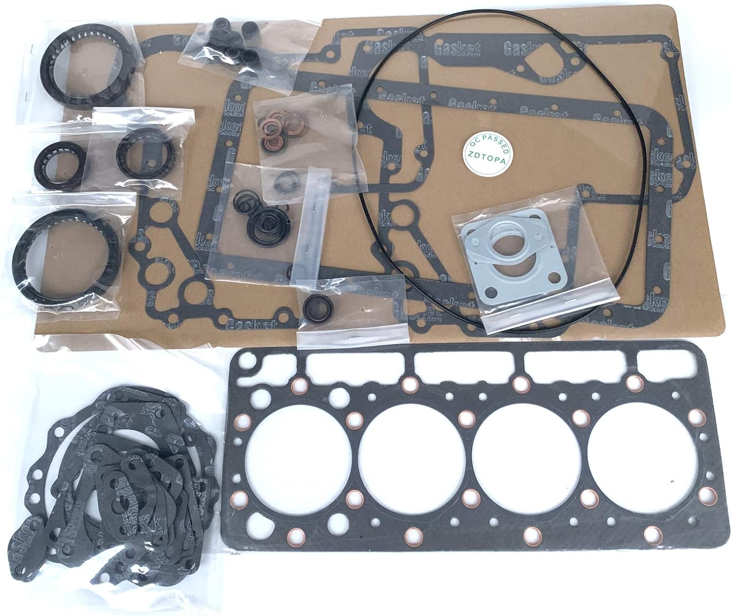 V1200 Overhaul Gasket Set Head Gasket Seal for Kubota V1200