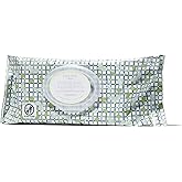 Beekman 1802 Glacial Mint & Eucalyptus Face Wipes - 100-Count - Scented - Cleanses, Nourishes & Hydrates - With Goat Milk, Aloe Vera - Good for Sensitive Skin - Cruelty Free