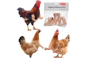 Enrichoice 3 Pairs Chicken Toys Include Strong Muscle arms Thumb up arms and Hug Chicken arms Chicken arms to Put on Chickens