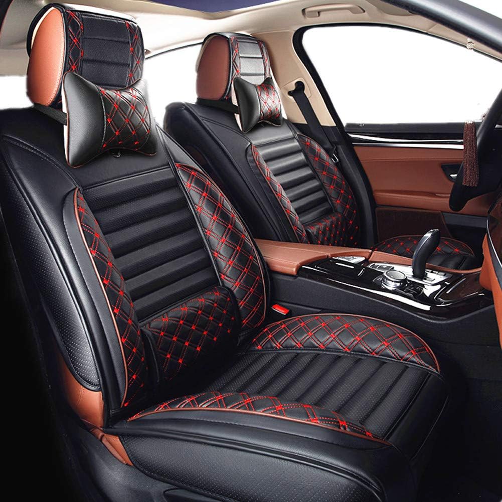 Best pu leather 5 seats car seat cover protector