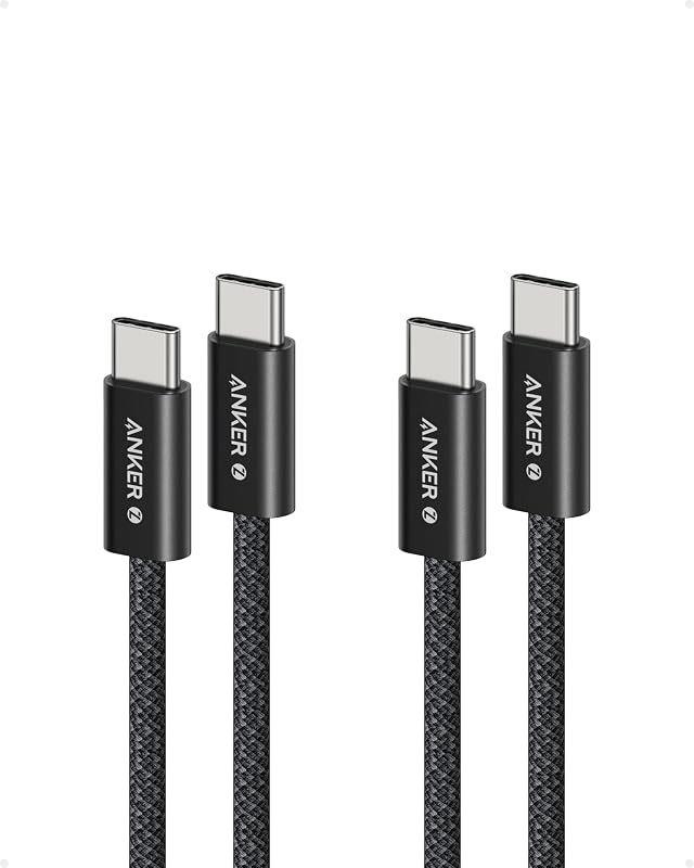 Zolo Câble USB C vers USB C 240W (Paquet de 2, 1M + 1M, Noir)