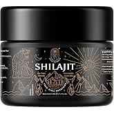 Shilajit Resin with Fulvic Acid &amp; Trace Minerals, Original Siberian Pure Shilajit with 85+ Humic Acid Supplement Gel, Support Metabolism &amp; Immune System - 100 Serving / 50g
