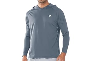 NORTHYARD Men's UPF 50+ Hoodie Shirts Long Sleeve Sun Protection Fishing Swim Beach UV SPF Rash Guard Quick Dry Lightweight