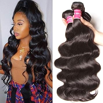 Sunber Brazilian Hair Body Wave 3 Bundles 10a Grade 100 Virgin