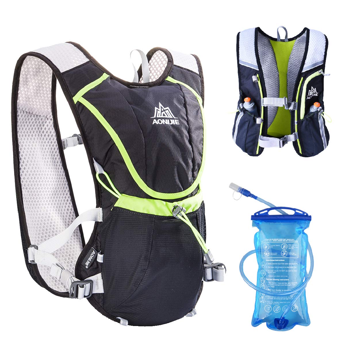 TRIWONDER Chaleco de Hidratación Ligero 8L Superior Mochila para ...