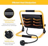 Aigostar 100W LED Work Light 8800LM 6500K Folding Portable Stand Floodlight view 6