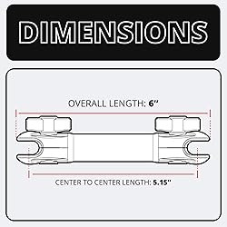 Tackform 6" Long 20mm Ball and Socket Arm DuraLock