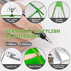 JOYEUX Lined Journal Notebook, 360 Pages Journals