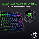 Razer BlackWidow V3 Tenkeyless Green Switch Compact Mechanical Keyboard UK view 2