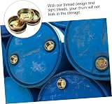 iplusmile Steel Bung Plug with Gasket 12 Pcs Drum Oil Water Chemical Barrel Cap view 8
