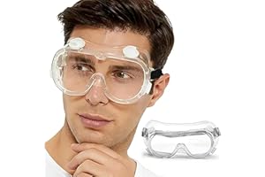 Adjustable Eyelash and Eyebrow Protector Shower Goggles Shield, Post-LASIK Eye Shields, Glasses-Friendly Design