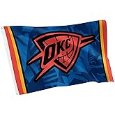 Desert Cactus Oklahoma City Thunder Flag NBA 100% Polyester Indoor Outdoor 3x5 feet National Basketball Association Team Flags (Flag City Edition 24-25 B)