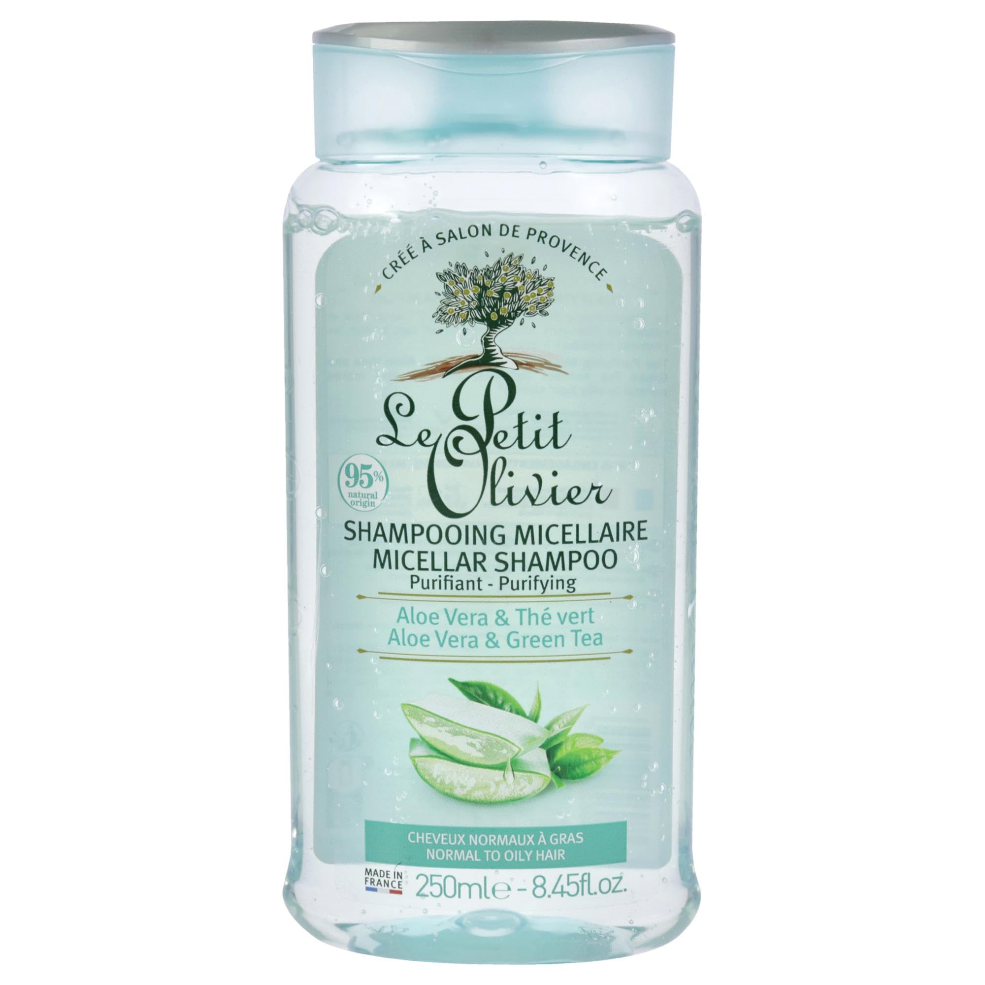 Le Petit Olivier Micellar Shampoo - Aloe Vera and Green Tea for Women 8.45 oz