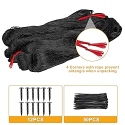 BSTPCOO Nylon Bird Netting 50'x50' with 2.4" Square
