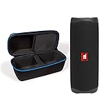 JBL Flip 5 (Black) + Bundle with divvi! Protective