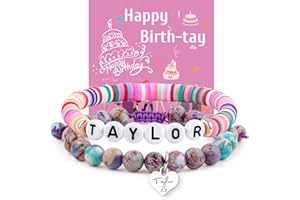 ZZLTAWS Taylor Birthday Gifts Bracelets, Taylor Merch, Taylor Bracelet and Birthday Card are the Best Birthday Gifts for Girls, Women, wife, Daughter, Granddaughter, Bestie, Sister