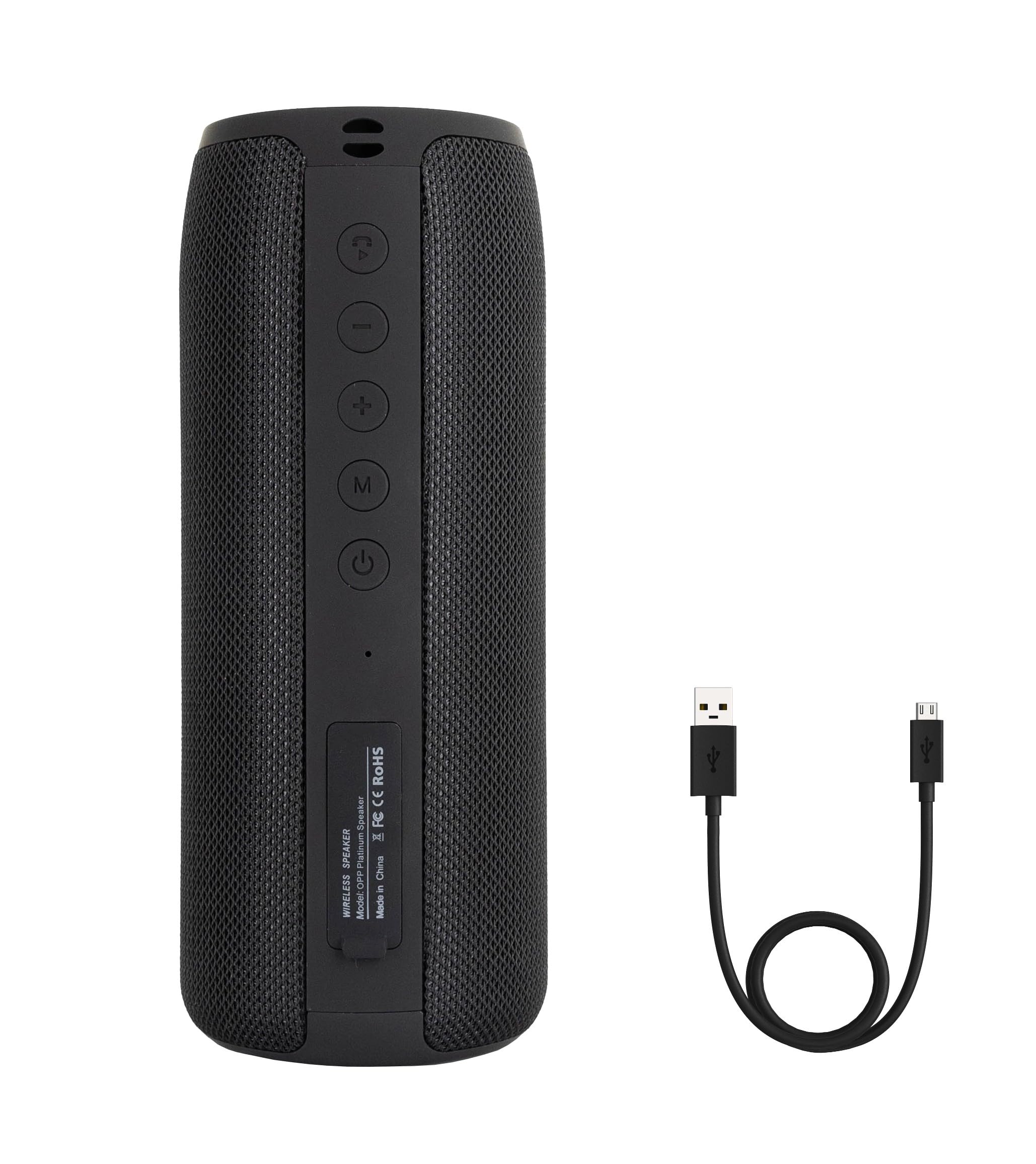 Portable Bluetooth Speaker IPX5 Waterproof – 10 Hour Battery, Wireless Speaker with Deep Bass & Dual Pairing – Eco Friendly – OUR PURE PLANET