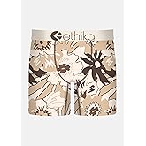 Ethika Men’s Mid Boxer Brief, 4-Way Stretch Performance Underwear - Aloha Aina