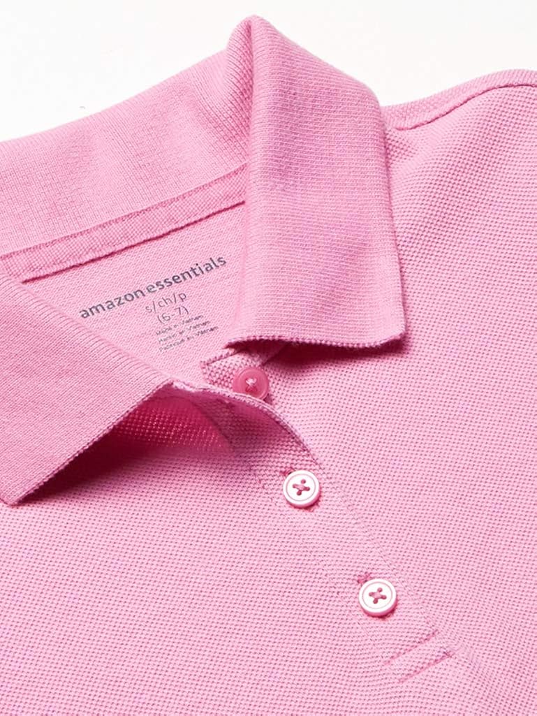  Essentials Girls' Short-Sleeve Polo Dress: Clothing
