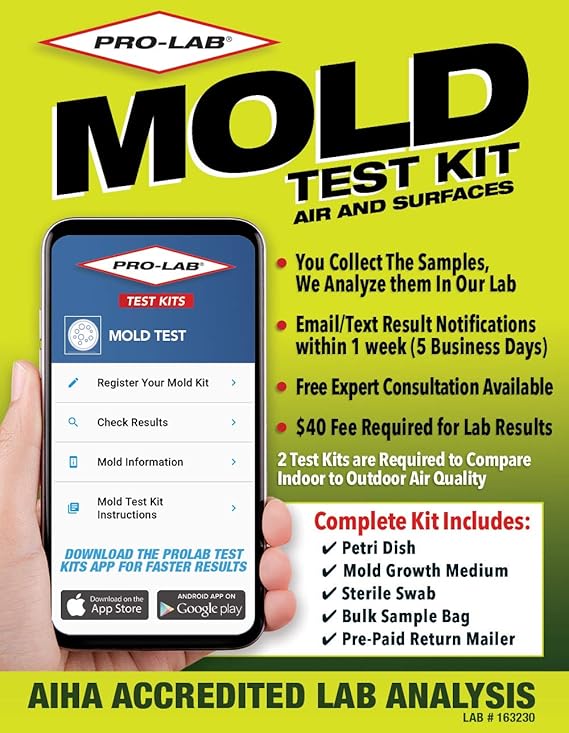 PROLAB MO109 Mold Do It Yourself Test Kit Amazon.ca Tools & Home